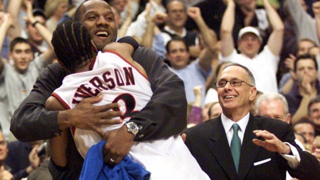 Allen Iverson Philadelphia 76ers 2001 Eastern Conference Champions 