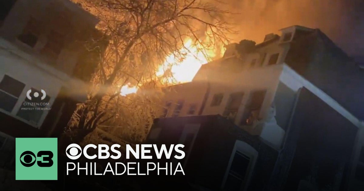 Video shows home burning in Southwest Philadelphia, blocks away from another fire hours earlier
