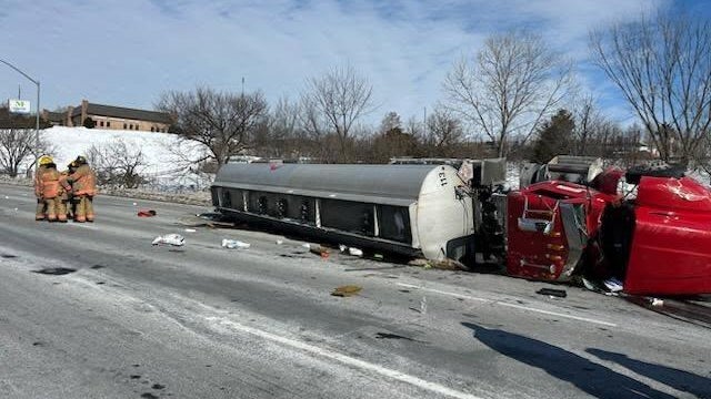 I-695 Rollover Crash 