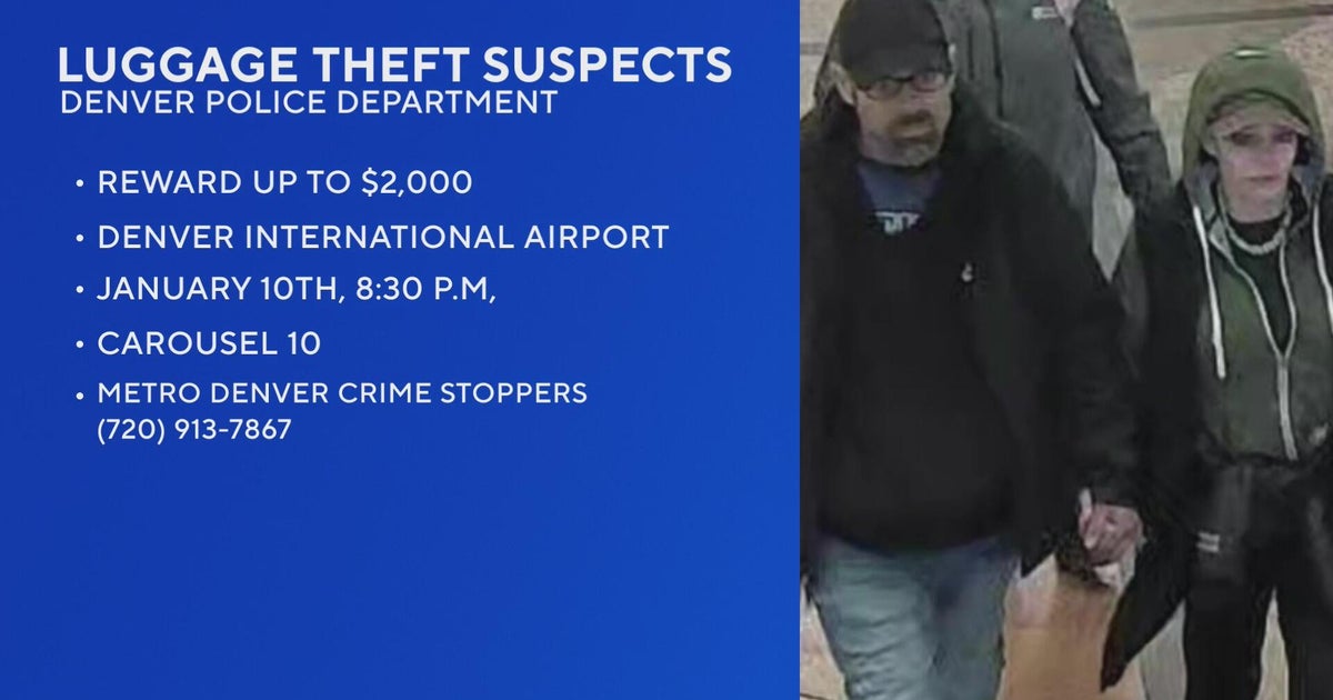 Denver police search for Denver International Airport luggage theft