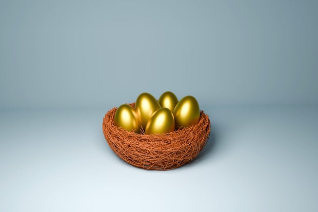 Nest with golden eggs