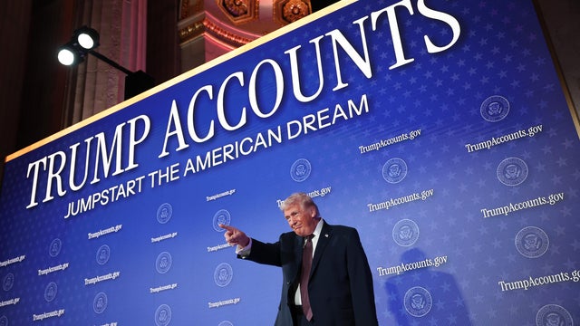 President Trump Delivers Remarks During The Treasury Department's Trump Accounts Summit At Andrew W. Mellon Auditorium 