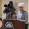 Man charges at Rep. Ilhan Omar at town hall and sprays unknown substance