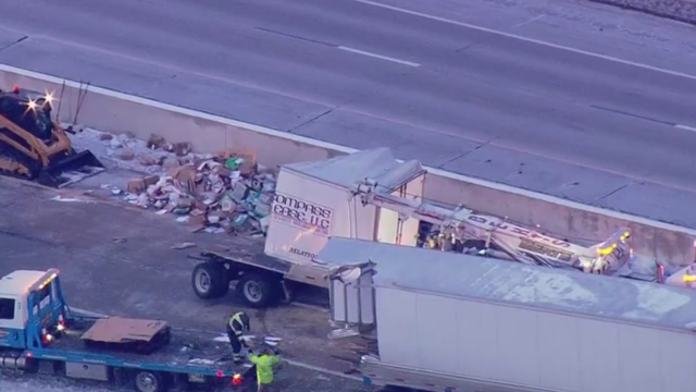 Automobile tuning, lightbar flashing LED blue light is mounted on the roof to look like an American police car, individual modification of the design, dark background, copy space 