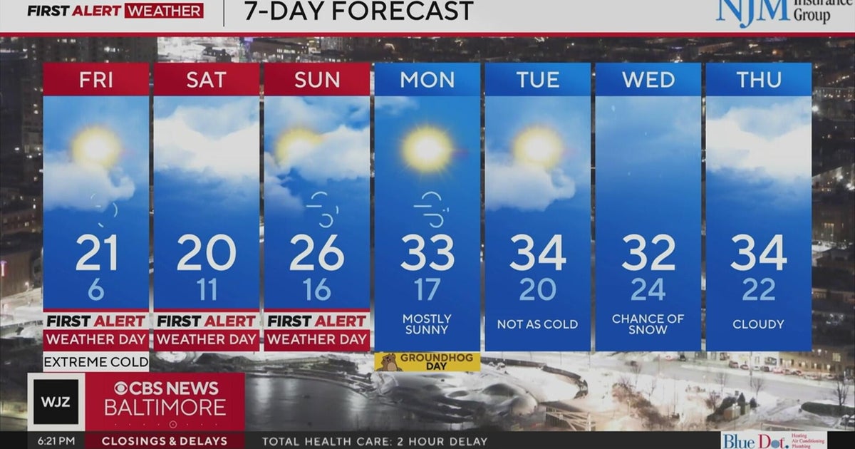 Brutal cold continues in Maryland this week
