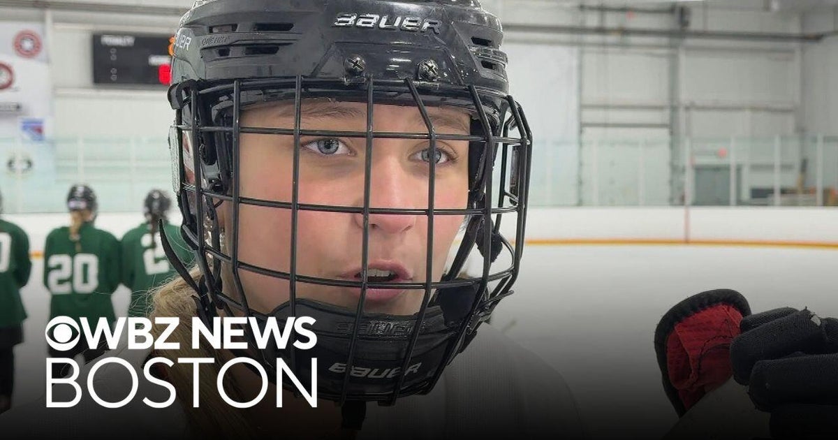 Duxbury senior hockey player Addy Harrington joins 100-point club