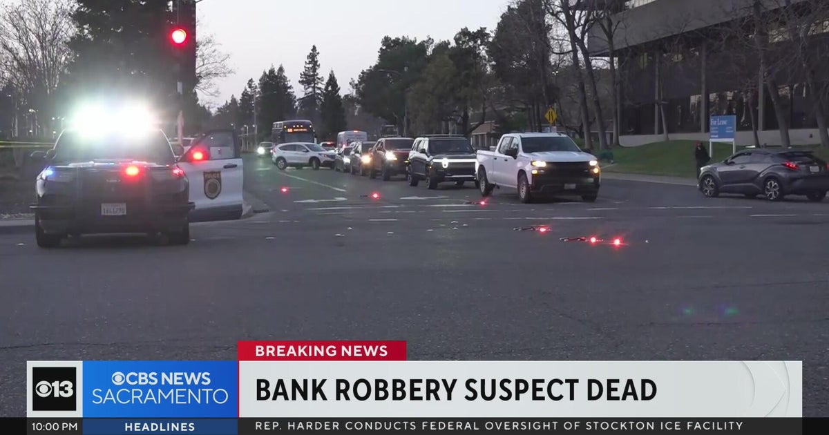 Sacramento police shoot and kill bank robbery suspect - CBS Sacramento