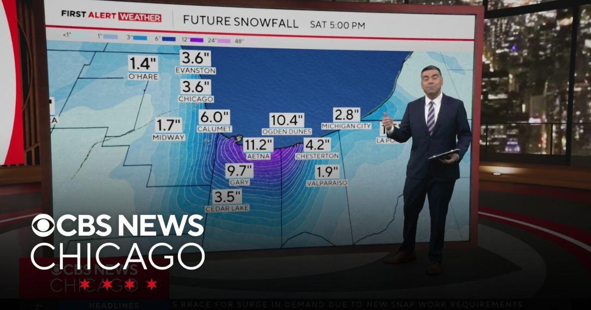 Chicago weather: Two rounds of snow on Friday