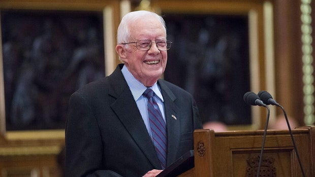 Former US President Jimmy Carter Deliver A Lecture on Guinea Worm Eradication 