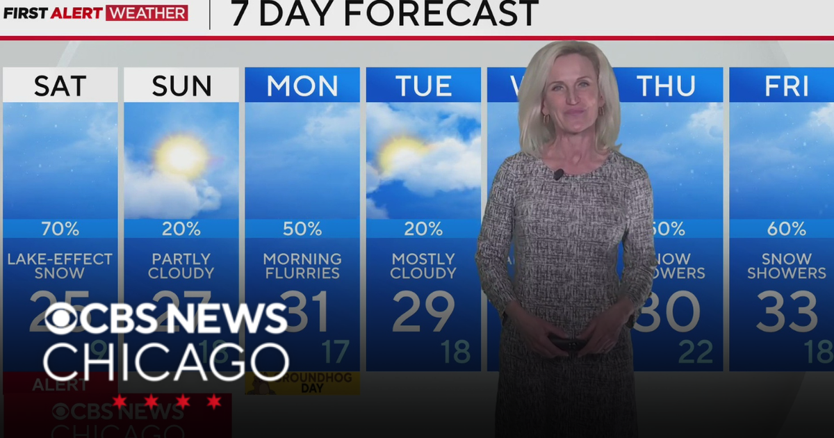 Lake-effect snow continues to fall in parts of Chicago, NW Indiana