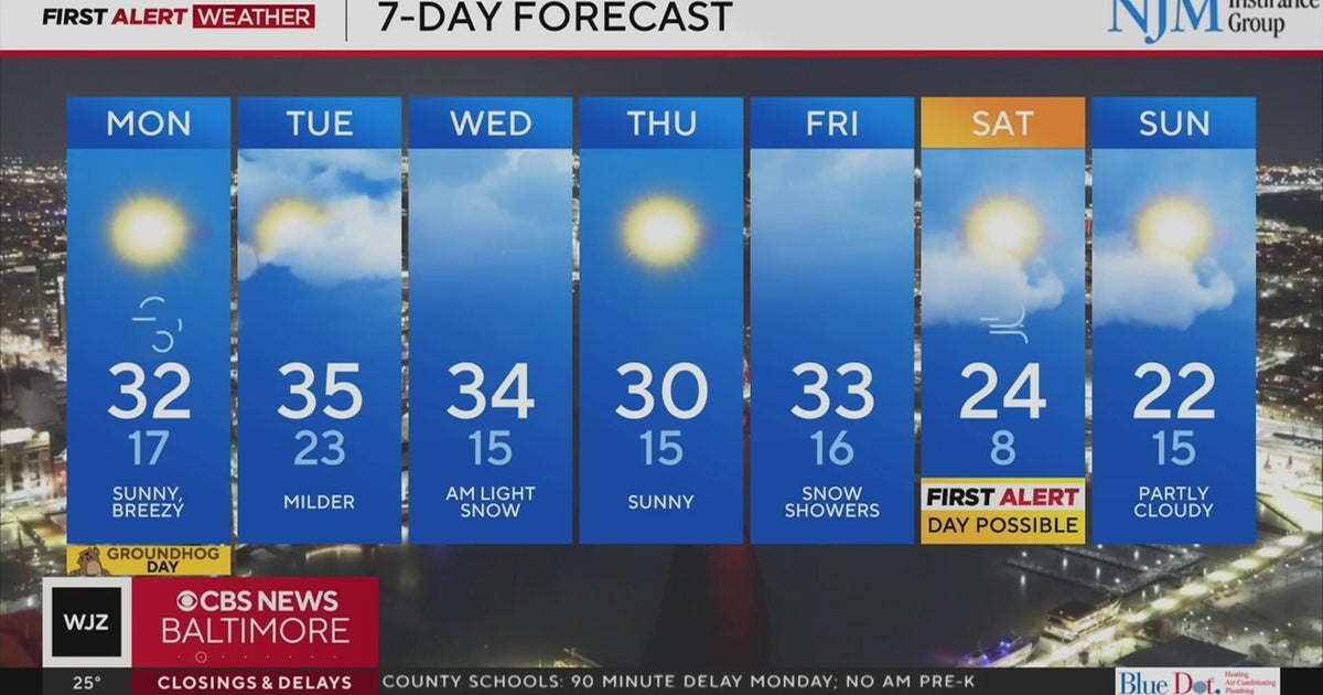 Maryland temperatures to return above freezing this week