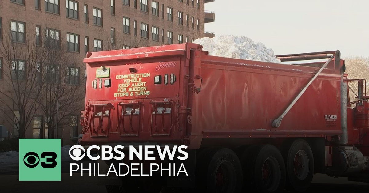 A week after snowstorm, Philadelphia crews continue clearing roads and sidewalks