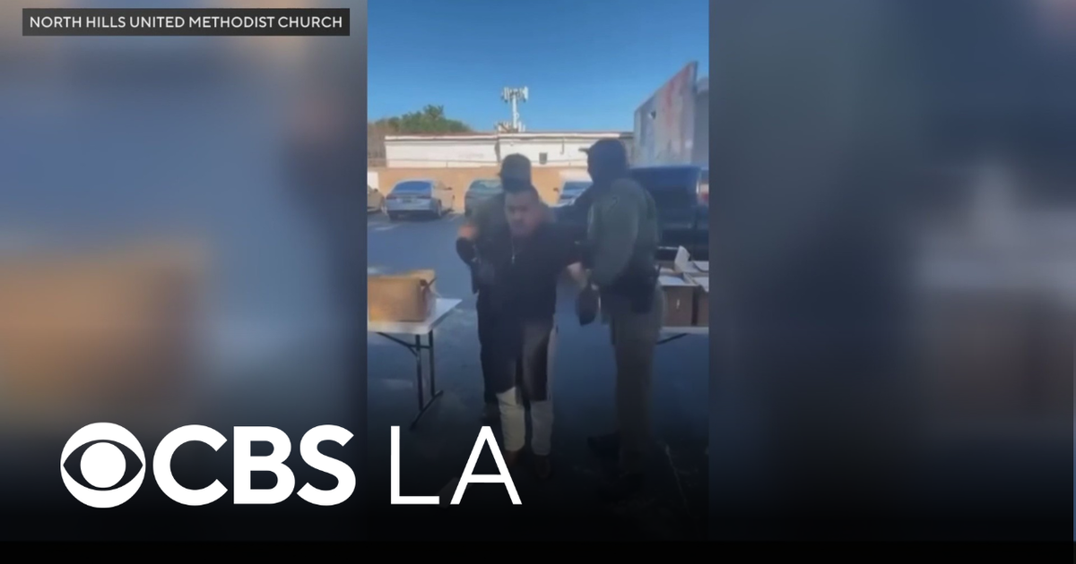 Immigration agents detain man at Los Angeles church grounds