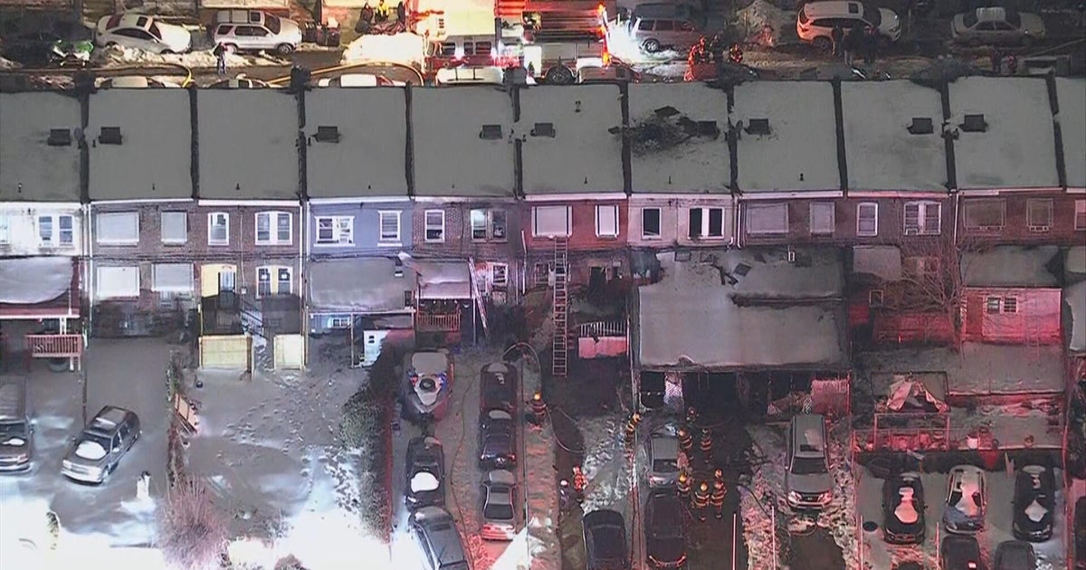 Fire damages five rowhomes in North Philadelphia's Fairhill neighborhood