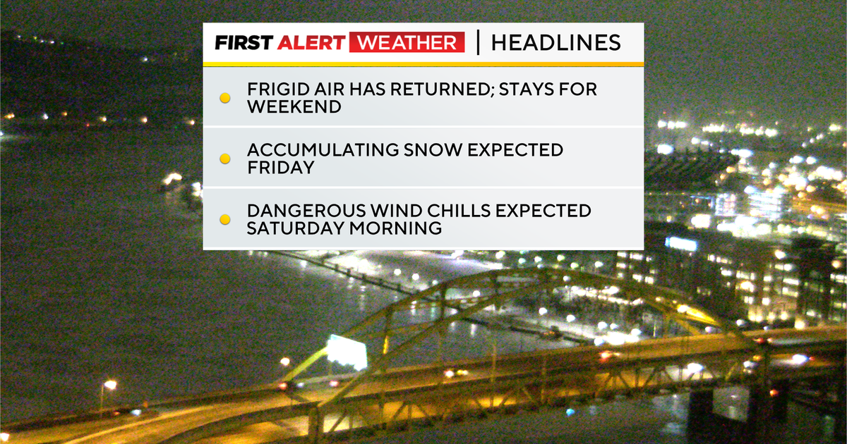 More accumulating snow coming to the Pittsburgh area this weekend ...