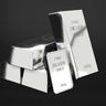 Silver bars 1000 grams pure Silver,business investment and wealth concept.wealth of Silver 