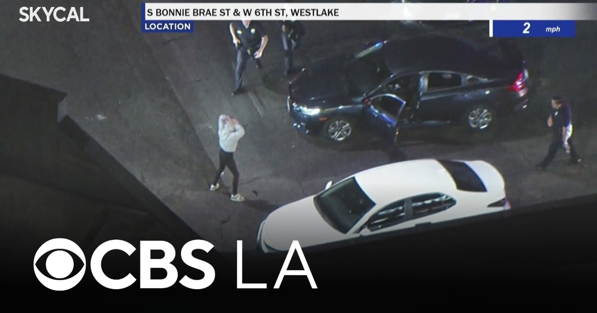 DUI suspect arrested after Los Angeles Police Department pursuit - CBS ...