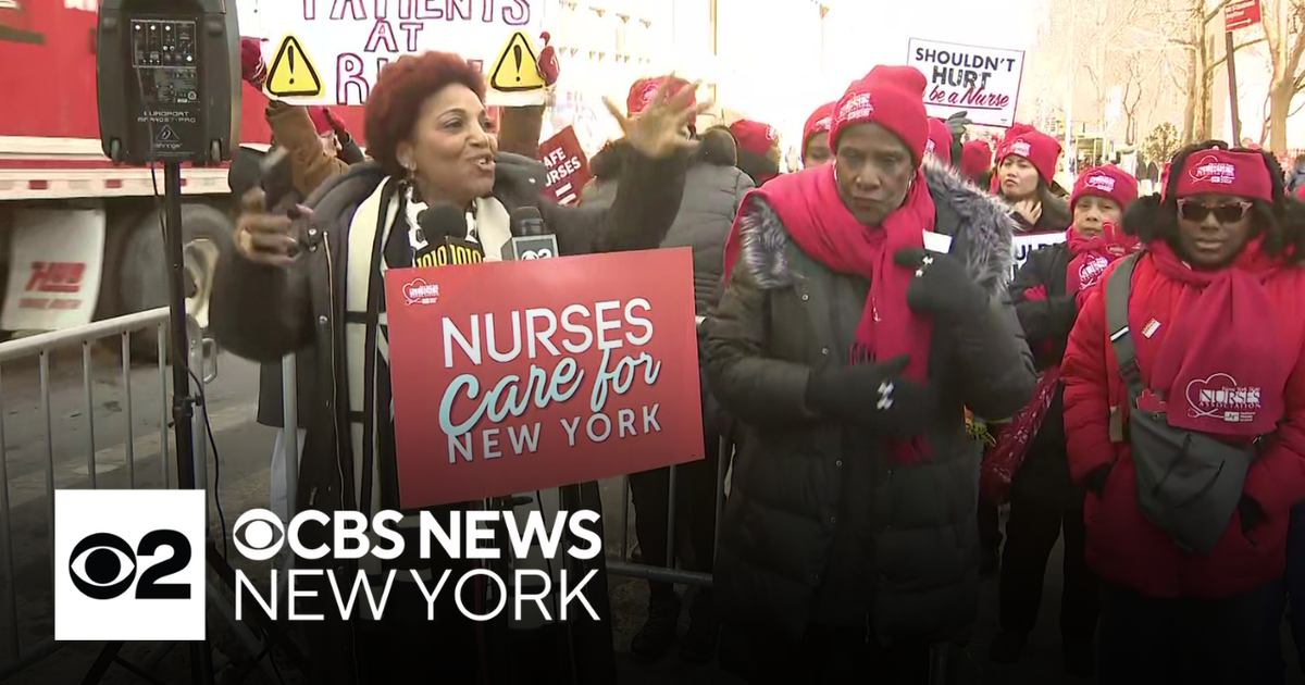 NYC nurses strike continues on day 25 - CBS New York