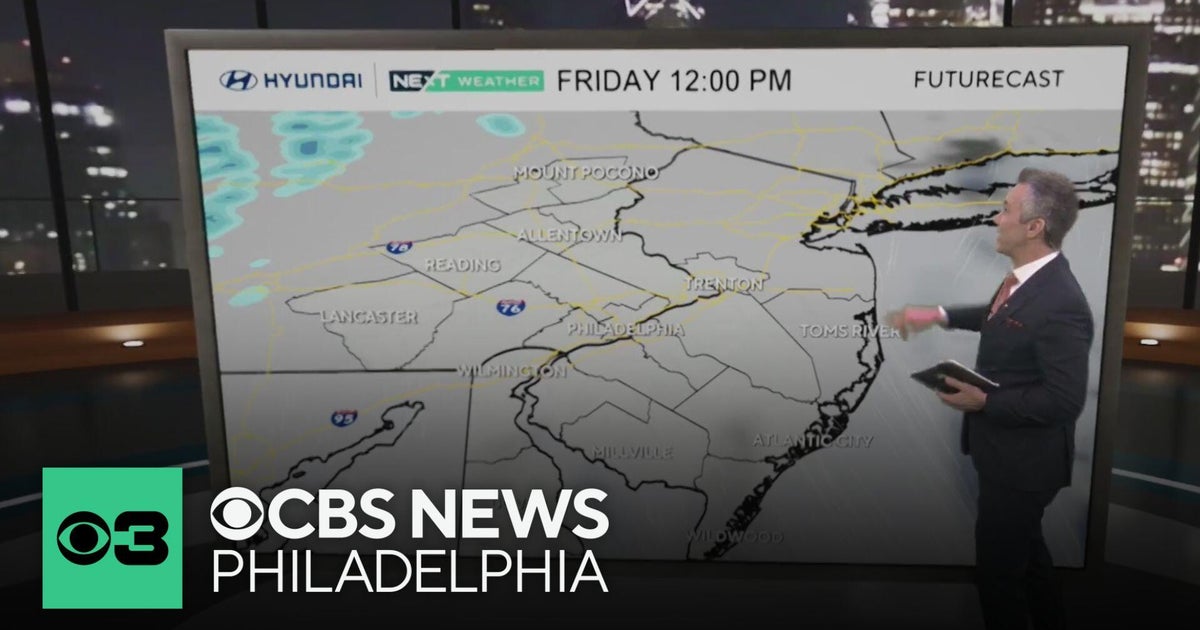 Snow showers and squalls likely in Philadelphia region Friday night