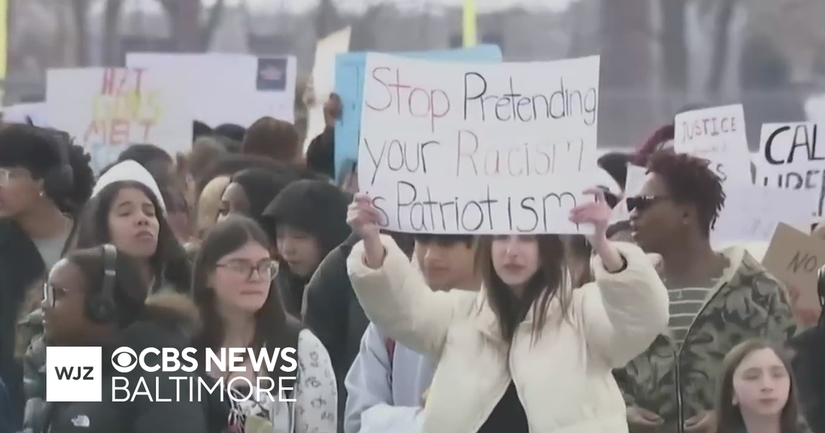 Hundreds of Maryland students protest ICE operations with school walkouts