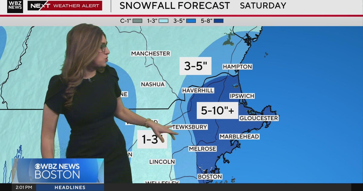 Winter storm brings inches of snow to parts of Massachusetts