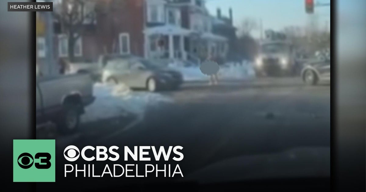 Norristown, Pennsylvania police sergeant charged after striking naked man with patrol car, DA says