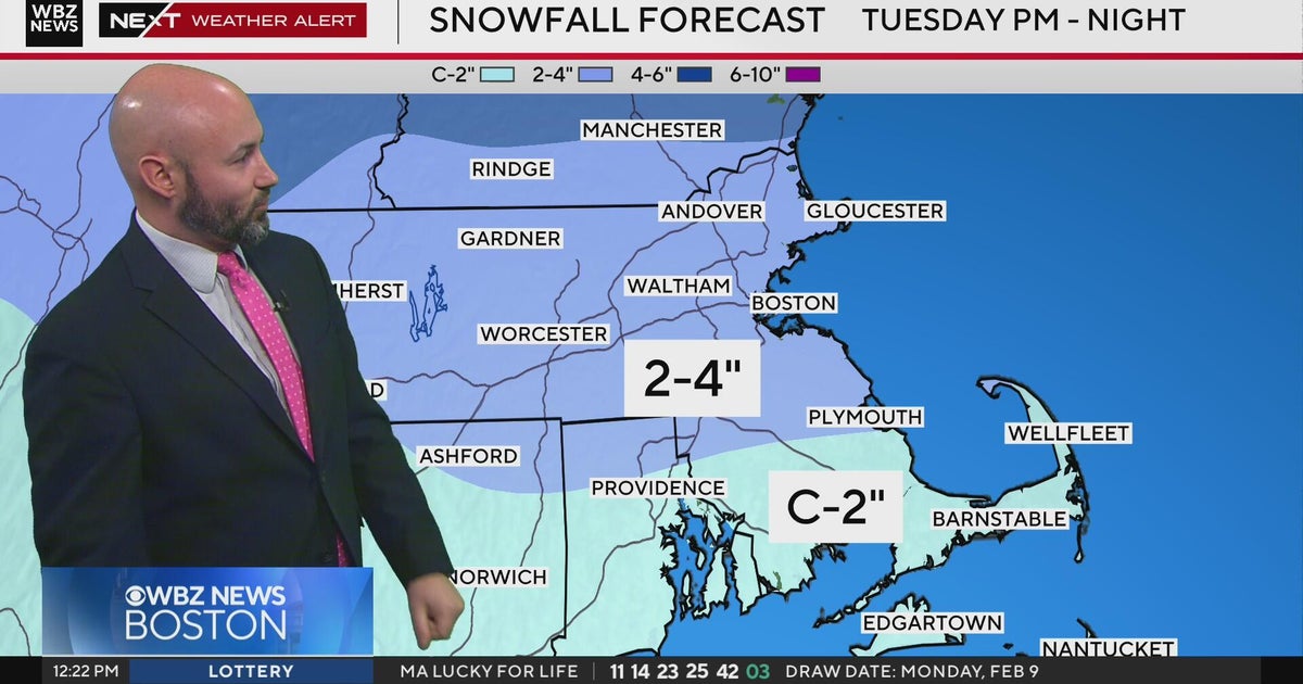 Next Weather: WBZ midday forecast for February 10, 2026