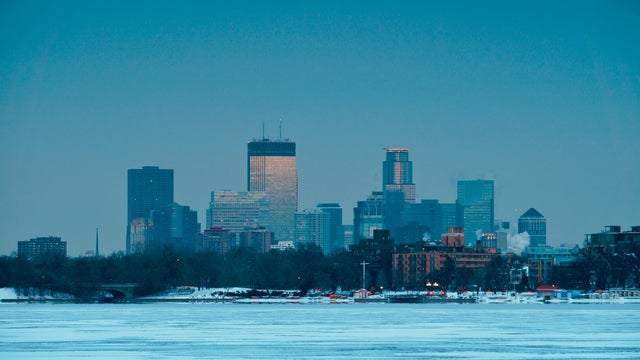 Minneapolis Skyline, Winter 