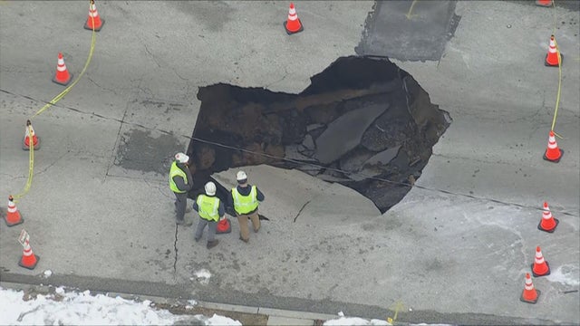 Sinkhole opens in Conshohocken after water main break 