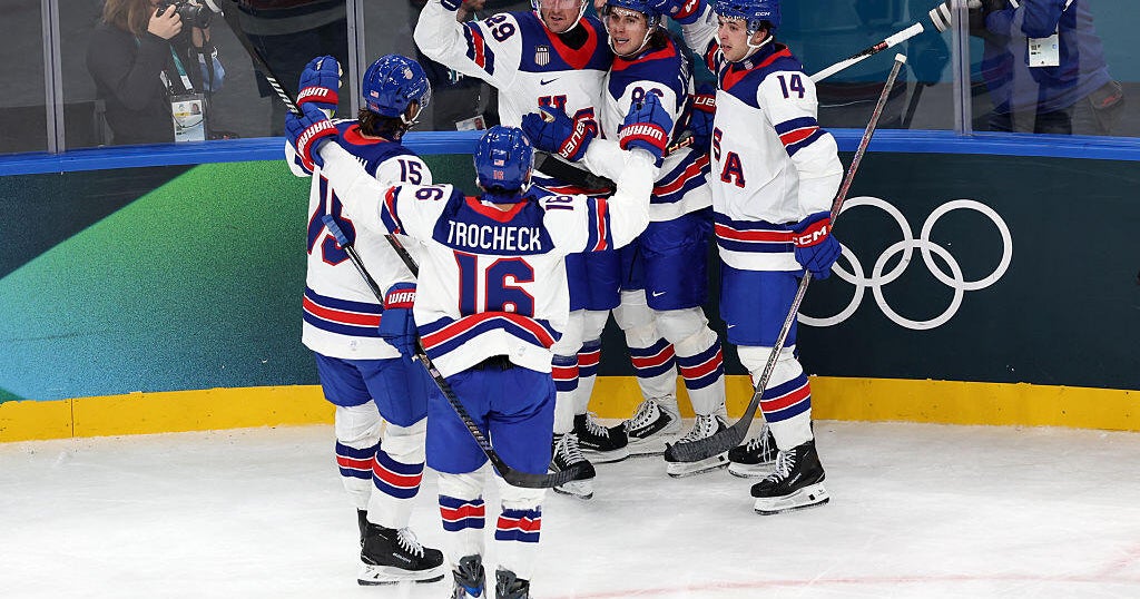 Мъжкият отбор по хокей на САЩ постигна победа с 5-1 над Латвия в първия си мач от Зимните олимпийски игри през 2026 г.