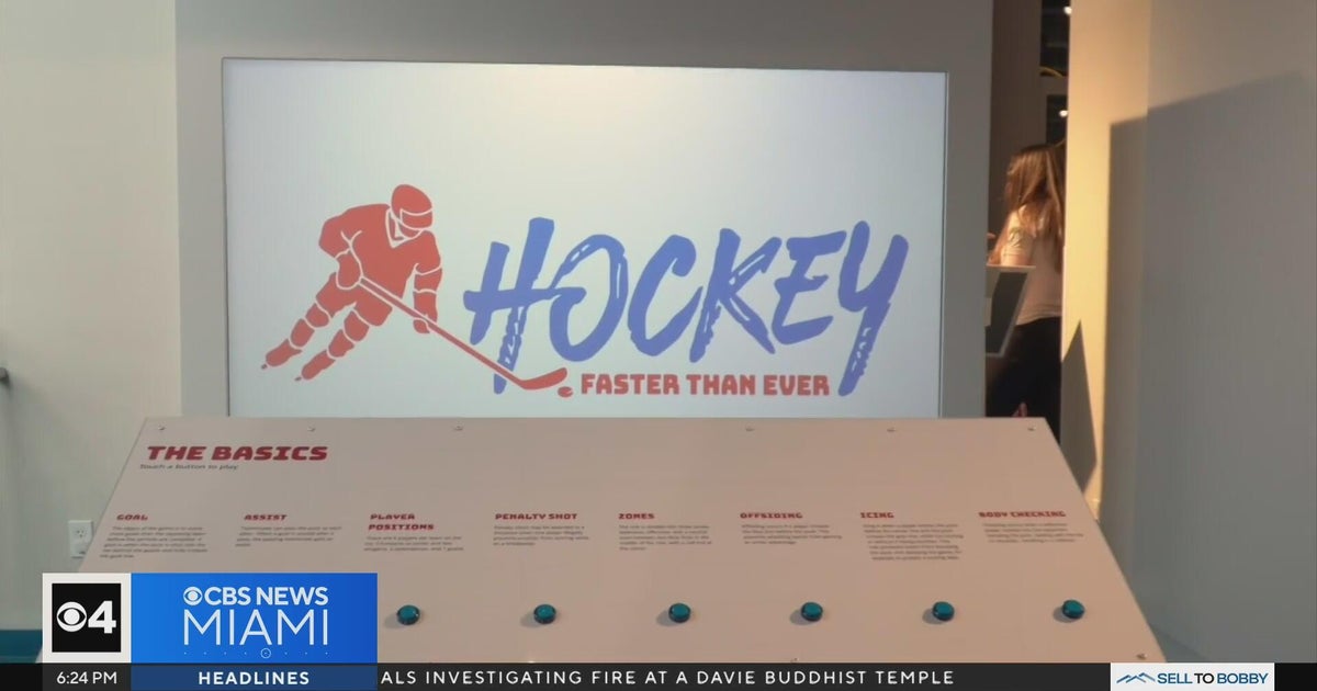 South Florida exhibit helping kids, fans understand science behind hockey