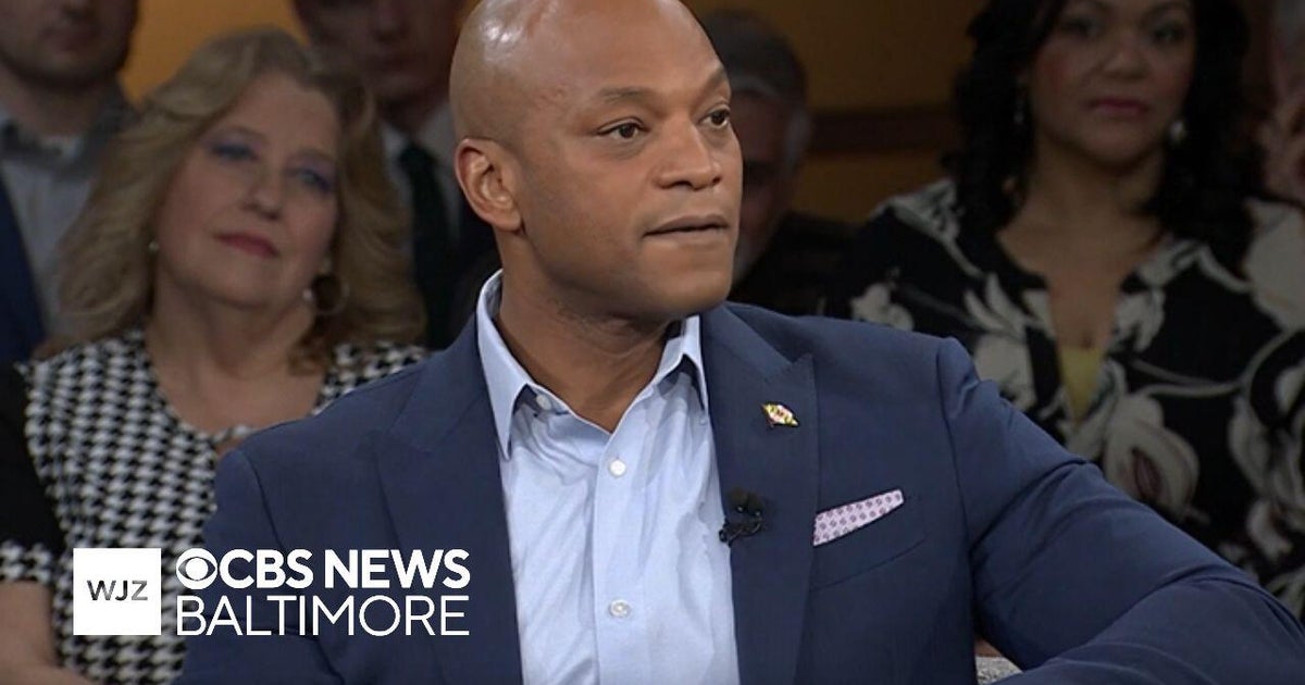 Maryland Gov. Wes Moore speaks with CBS News in new town hall series