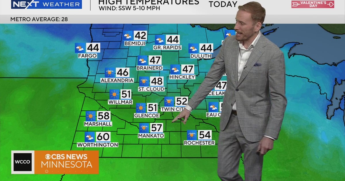 NEXT Weather | 8 a.m. weather report for Saturday, Feb. 14, 2026