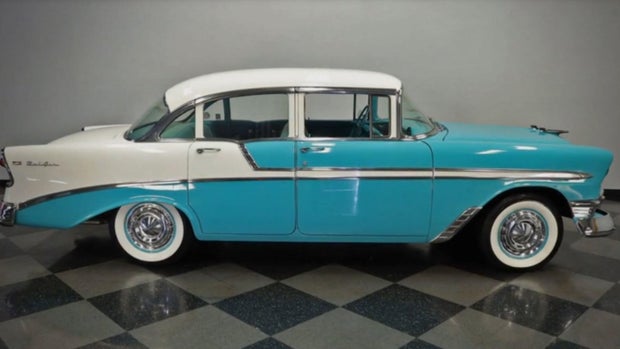 Blue 1956 Chevy