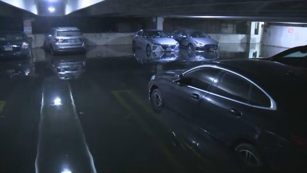 Spring Garden parking garage floods as water gushed from ceiling 