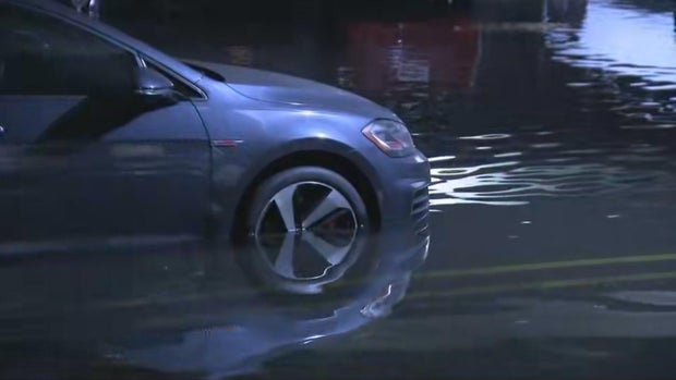 Spring Garden parking garage floods as water gushed from ceiling 