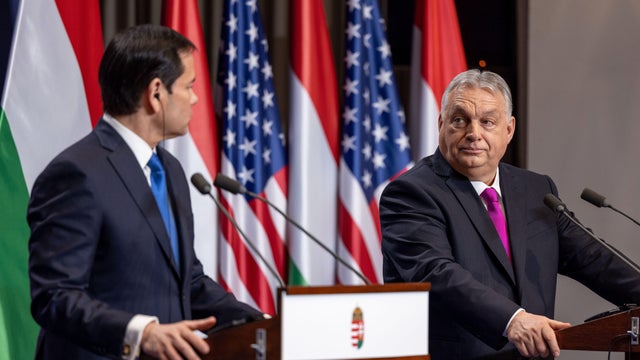 U.S. Secretary Of State Marco Rubio Meets Hungarian PM Orban 
