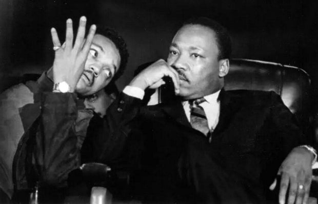 Jesse Jackson with Dr Martin Luther King 