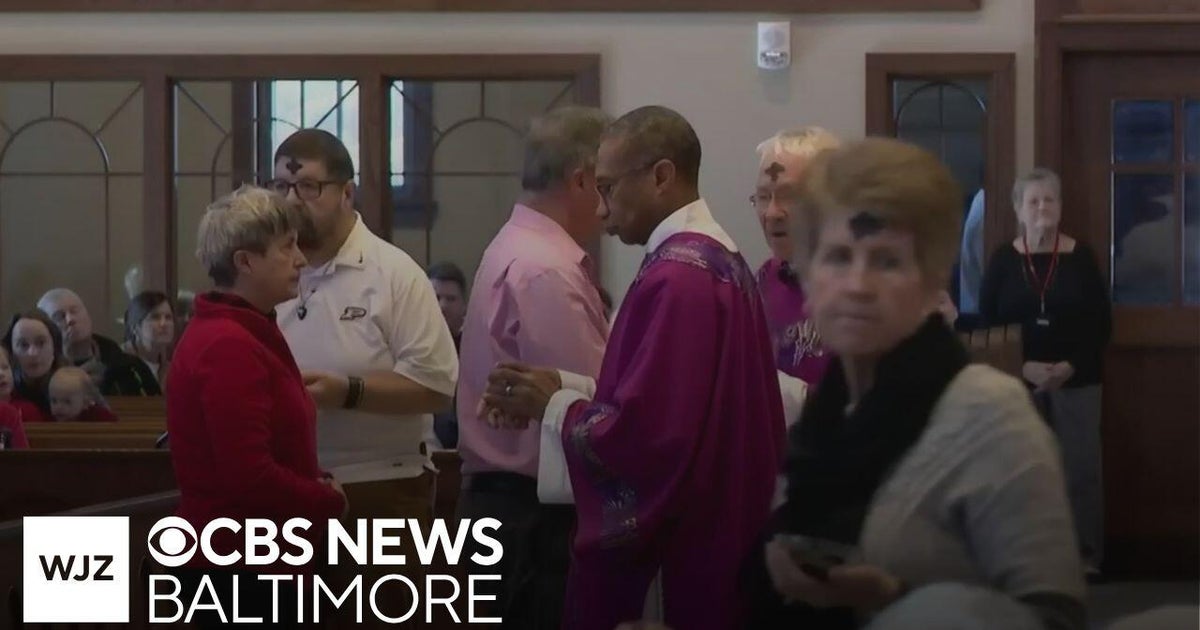 Services held across Maryland for Ash Wednesday, marking start of Lent