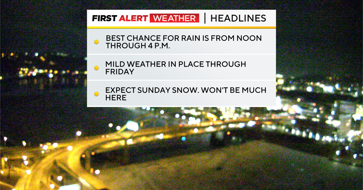 Rain chances return to Pittsburgh area, snow could fall over the ...