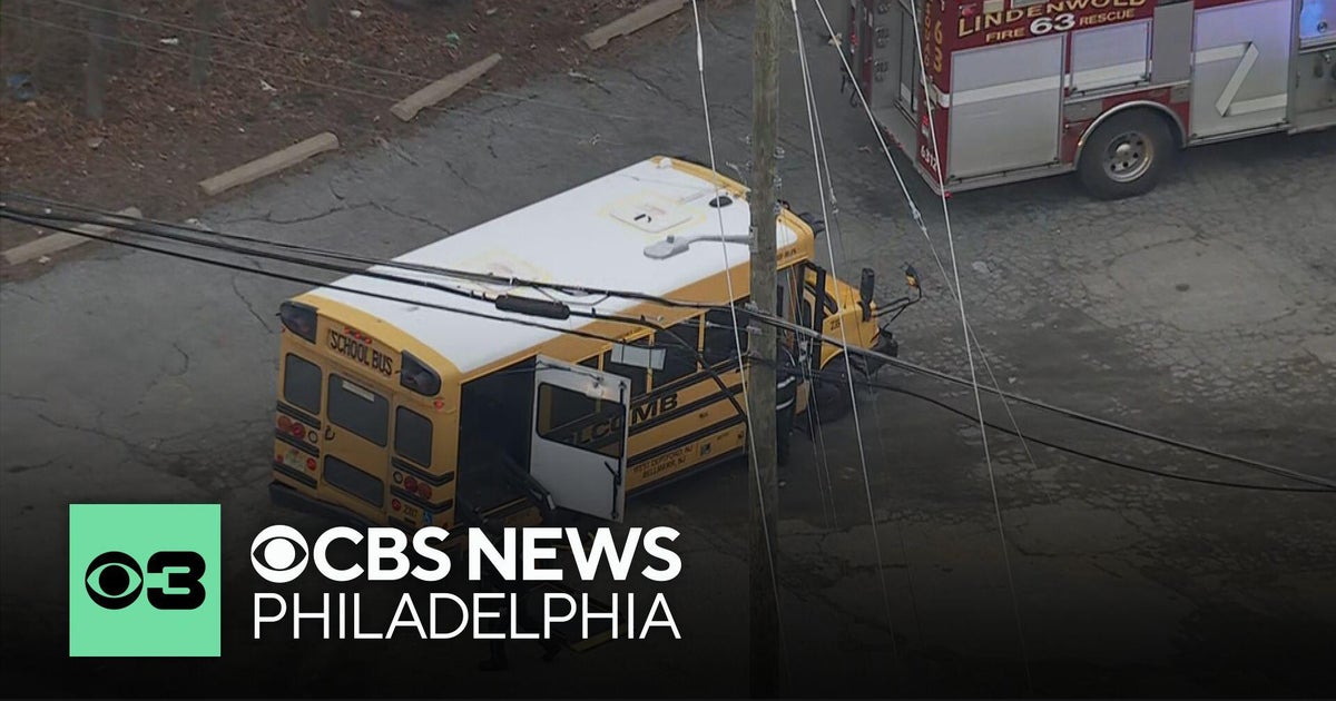 1 taken to hospital after bus crash in Lindenwold, New Jersey, officials say