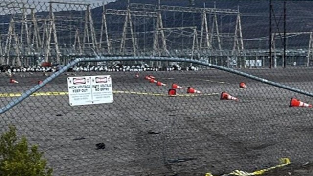 Car that rammed into power substation near Las Vegas investigated as possible terrorism 