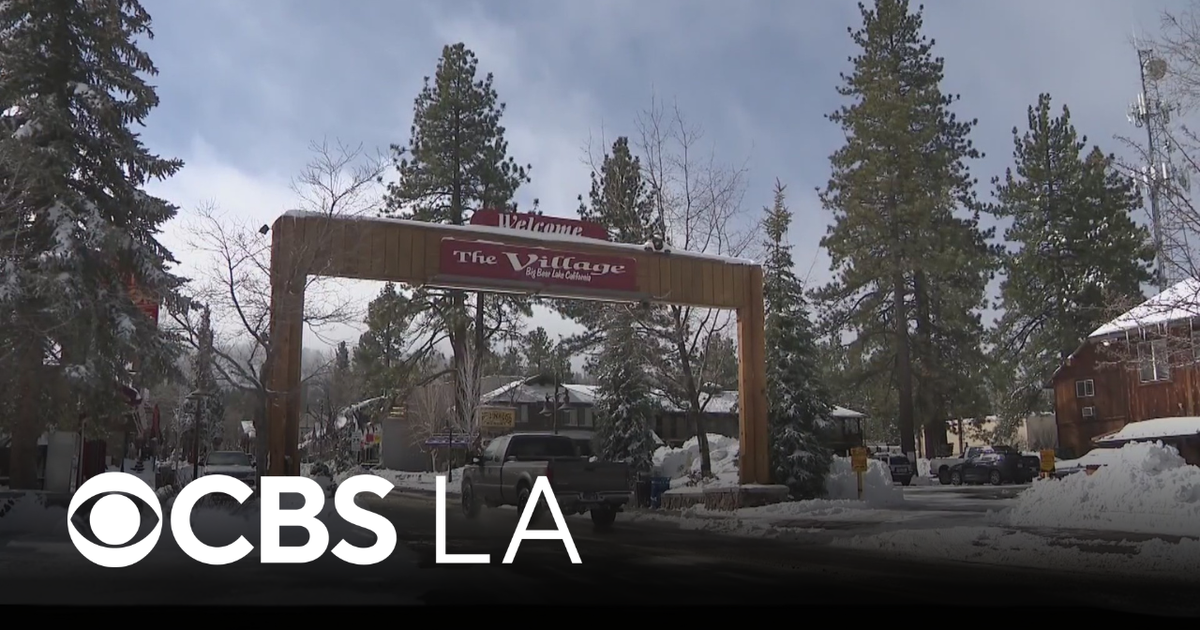 Storm leaves Southern California mountains with fresh snow - CBS Los ...
