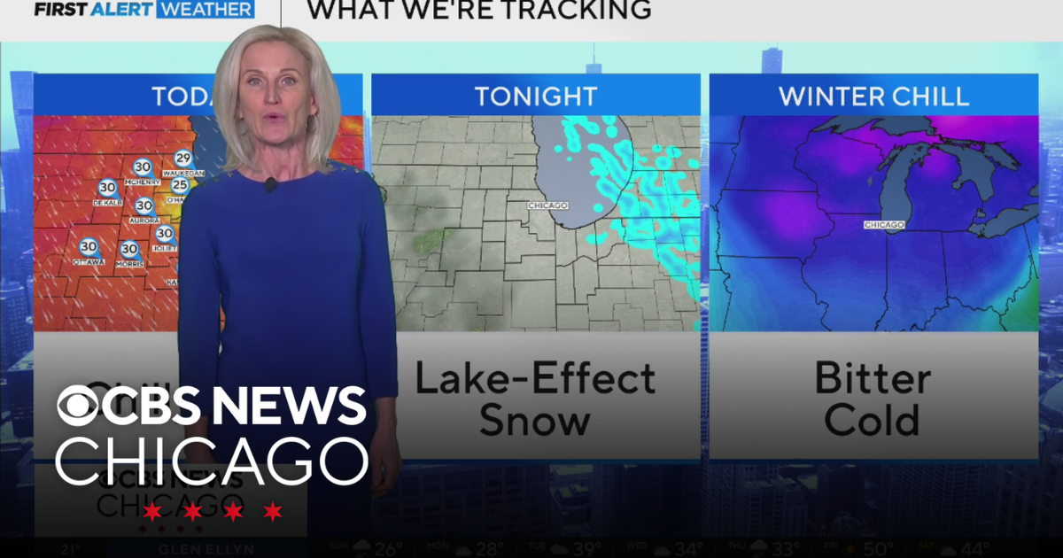 Chilly wind on Sunday in Chicago - CBS Chicago