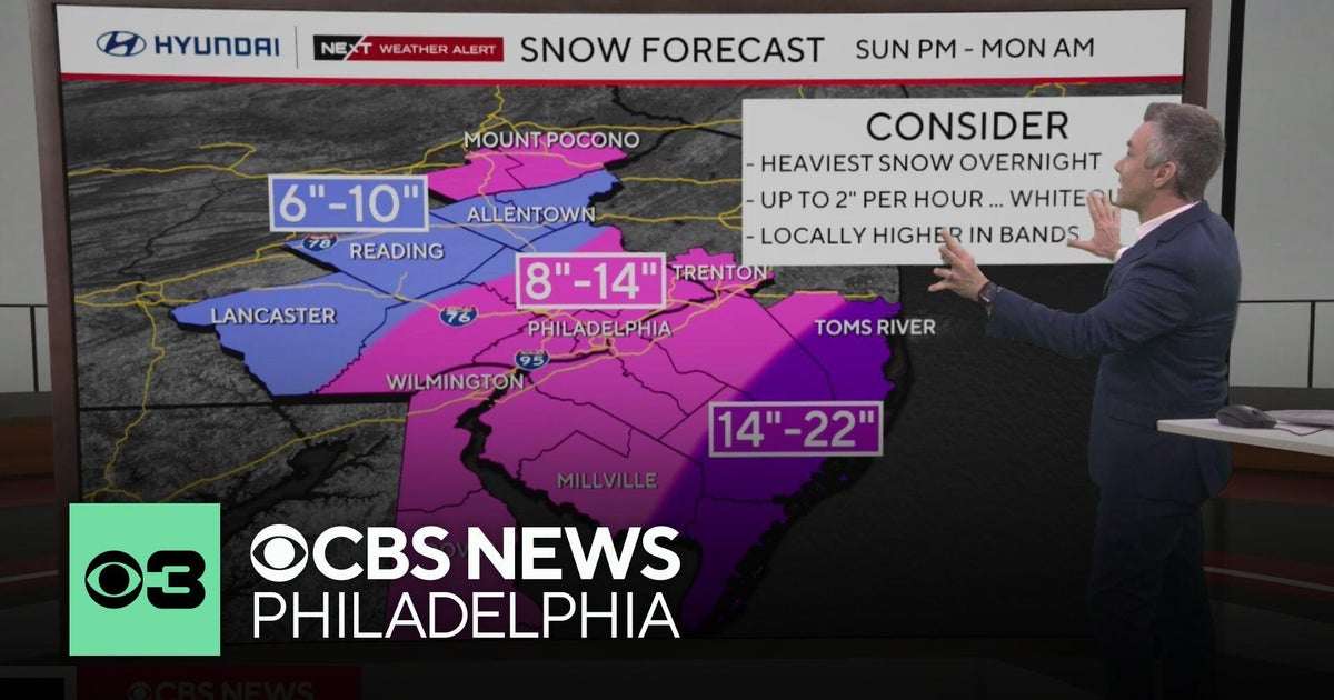 As blizzard intensifies, here are latest snow totals, visibility in Philadelphia area