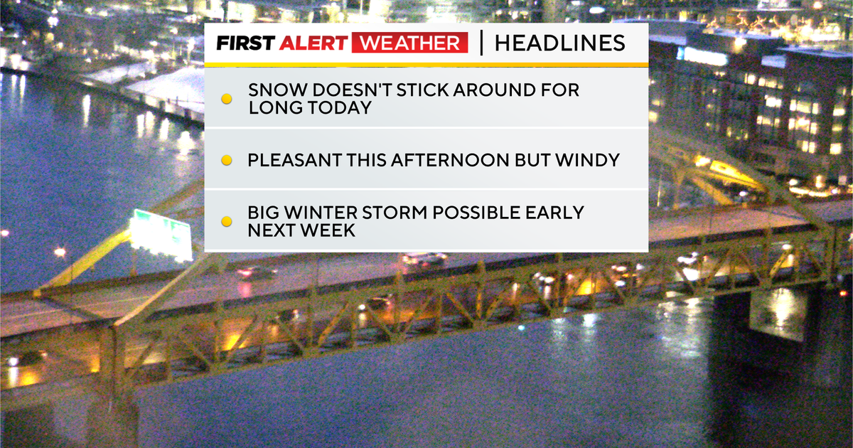 Wednesday begins with snow, but temperatures in Pittsburgh will rise ...