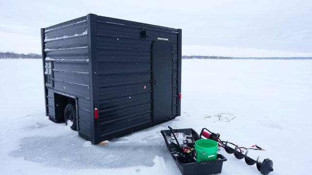 Ice fishing, Minnesota, December 2025 