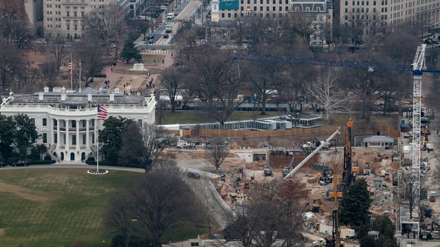 White House East Wing Demolition Continues For Trump Ballroom Construction 