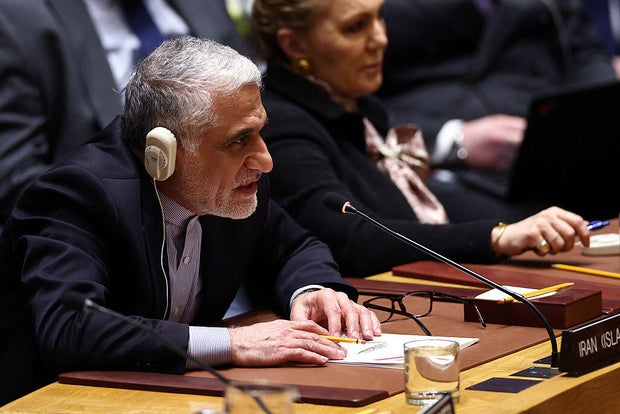 Iranian Ambassador to the United Nations Amir-Saeid Iravani
