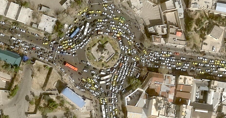 Map shows military strike locations across Iran